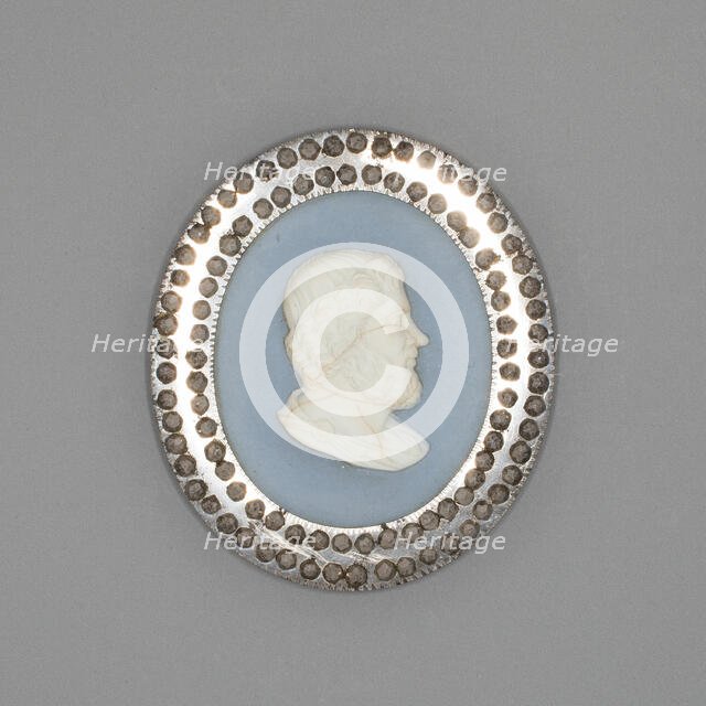 Medallion with Aristippus, Burslem, Late 18th century. Creator: Wedgwood.