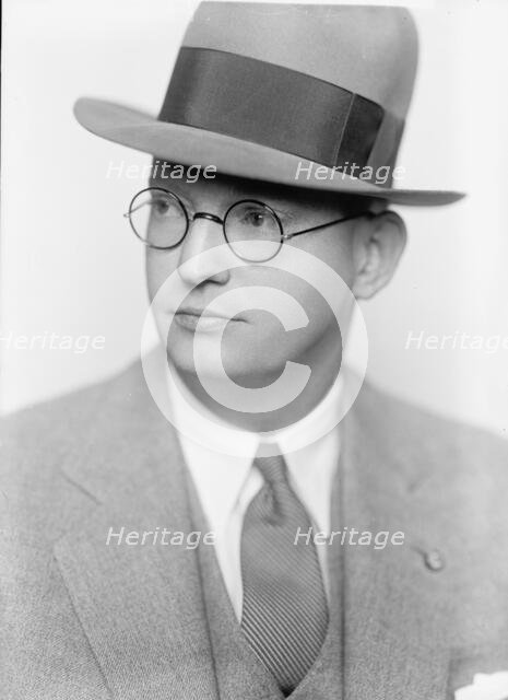 Drury, Paul O. - Portrait, 1933. Creator: Harris & Ewing.