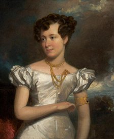 Portrait of Clara Fisher, 1828. Creator: Henry Inman.
