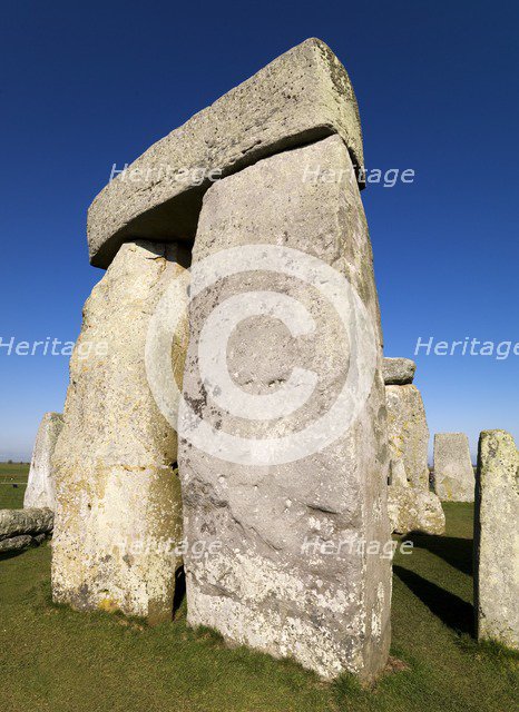 Stonehenge trilithon, Wiltshire. Artist: Historic England Staff Photographer.