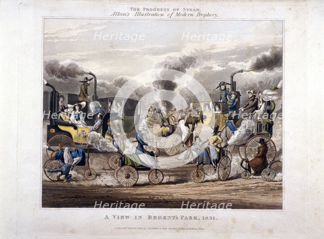 Regent's Park, Marylebone, London, 1828. Artist: Anon