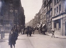 Barbican (Street) from the end of Red Cross Street and Golden Lane, London, c1920. Artist: Anon