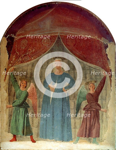 Madonna del Parto, ca 1460. Artist: Piero della Francesca (ca 1415-1492)