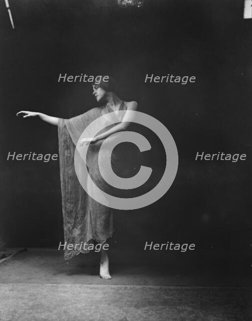 Solveig Hornbeck, between 1917 and 1921. Creator: Arnold Genthe.