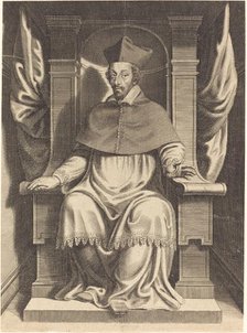 Armand Jean du Plessis, Cardinal Richelieu. Creator: Michel Lasne.