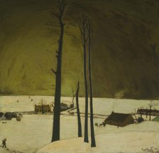 Winter Landscape, 1912. Creator: Constant Permeke.