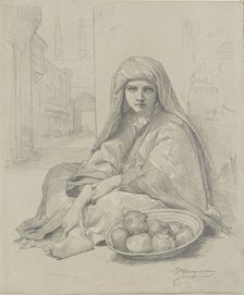 North African Girl selling Pomegranates, late 19th century. Artist: William-Adolphe Bouguereau.