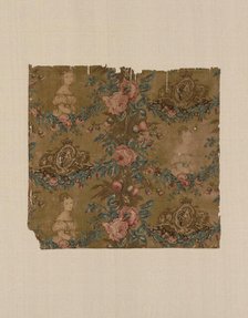 Fragment (Furnishing Fabric), England, 1837/38. Creator: Unknown.