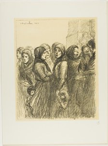Military Allocation, 1915. Creator: Theophile Alexandre Steinlen.