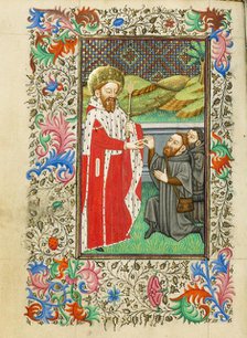 Saint Edward the Confessor; Book of Hours, about 1430-1440. Creator: Fastolf Master.