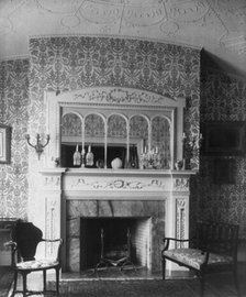 Ornate interiors of Chandler Hale house, 1001 16th St., N.W., Washington, D.C., c1900. Creator: Frances Benjamin Johnston.