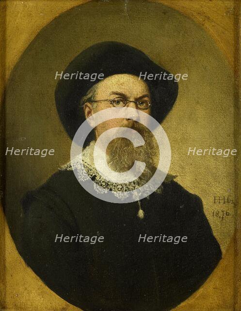 Self Portrait, 1876. Creator: Hendrik Hollander.