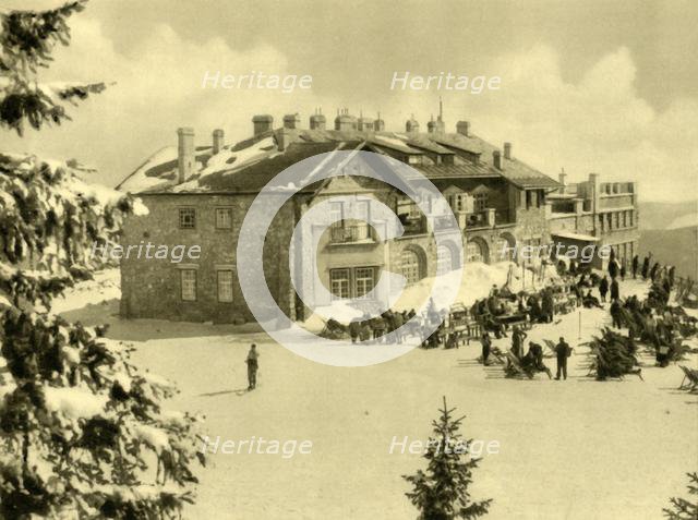 Cable car station, Rax Mountains, Lower Austria, c1935. The Creator: Unknown.