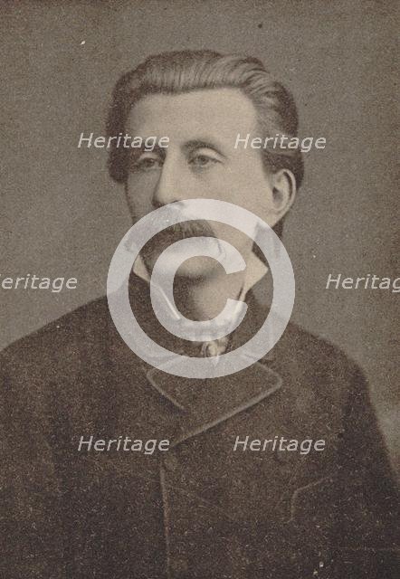 Portrait of pianist and composer Moritz Moszkowski (1854-1925), ca. 1886-1890. Creator: Anonymous.