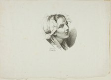 Study of the Head of a Young Girl, December 18, 1815. Creator: Jean Antoine Laurent.