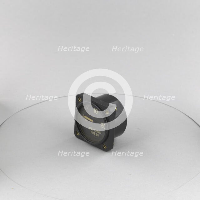 Indicator, De-Icer Pressure, ca. 1942. Creator: Northern Engraving & Manufacturing Co.