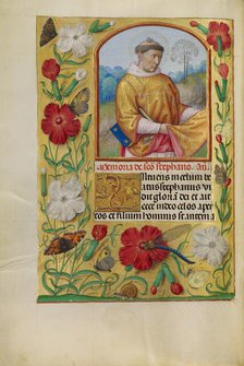 Saint Stephen; Spinola Hours, about 1510-1520. Creator: Workshop of Master of the First Prayer Book of Maximilian.