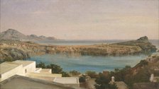 Lindos, Rhodes, ca 1860-1870. Artist: Leighton, Frederic, 1st Baron Leighton (1830-1896)