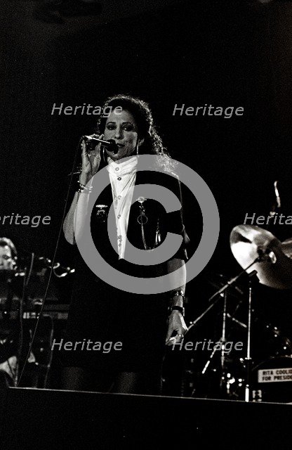 Rita Coolidge, Assembley Halls, Worthing, 1988.   Artist: Brian O'Connor.
