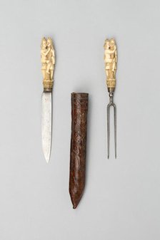 Knife and Fork with Sheath, Europe, late 17th century. Creator: Unknown.