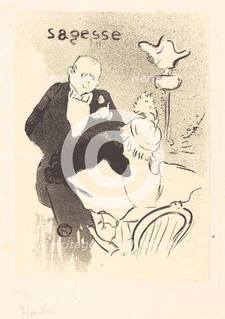 Wisdom (Sagesse), 1893. Creator: Henri de Toulouse-Lautrec.