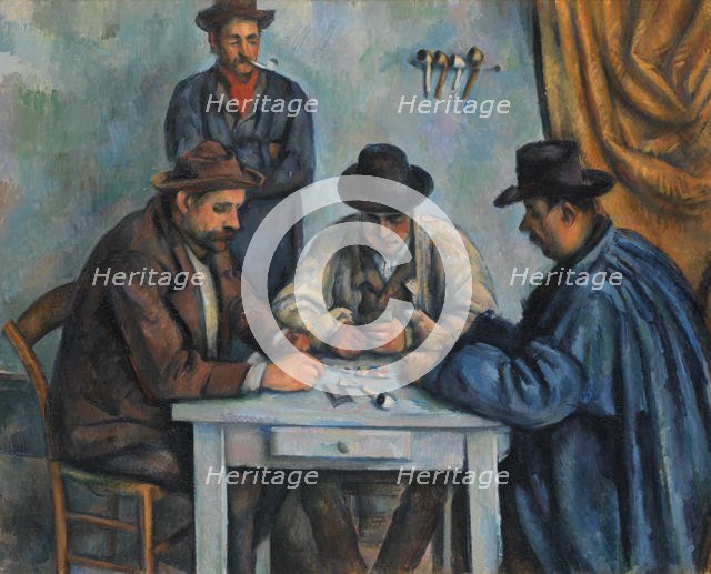The Card Players, 1890-92. Creator: Paul Cezanne.