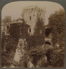 'The ivy-clad Towers of Raglan Castle, the last Stronghold of Charles I, Monmouthshire, England', c1 Creator: Unknown.