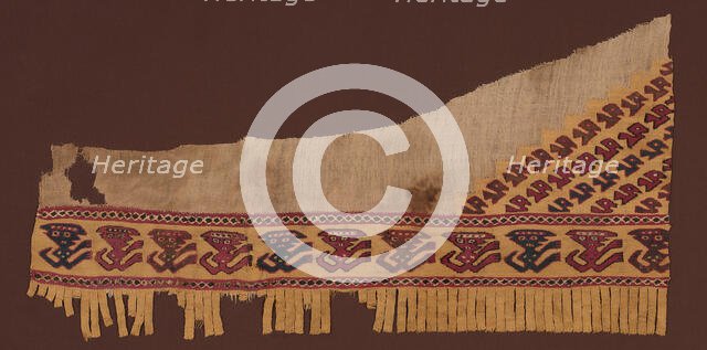 Fragment, Peru, A.D. 1000/1476. Creator: Unknown.