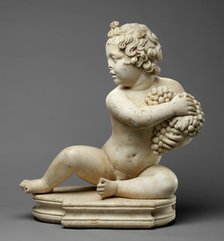 Statue of a Boy with Grapes, first half of 2nd century A.D. Creator: Unknown.