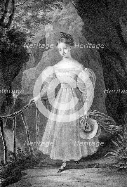 Princess Louise-Marie of France.Artist: Charles Achille d'Hardiviller