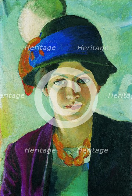 Artist's Wife with Hat, 1909.