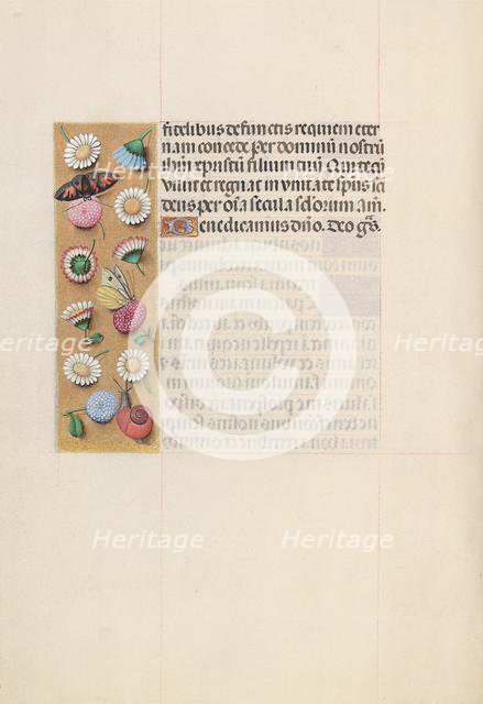 Hours of Queen Isabella the Catholic, Queen of Spain: Fol. 135v, c. 1500. Creator: Master of the First Prayerbook of Maximillian (Flemish, c. 1444-1519); Associates, and.