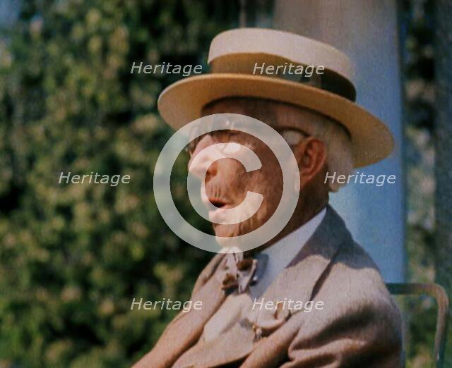 John D. Rockefeller Talking, 1930s. Creator: British Pathe Ltd.