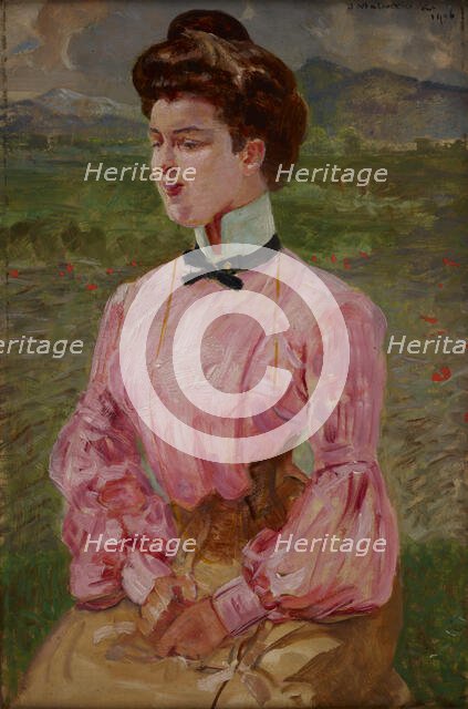 Portrait of a Young Lady, 1906. Creator: Jacek Malczewski.
