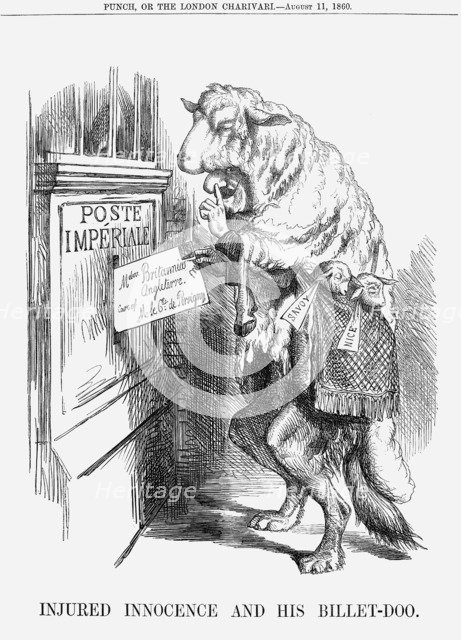 'Injured Innocence and his Billet-Doo', 1860. Artist: Unknown