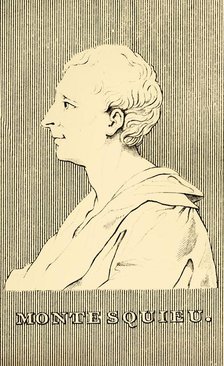 'Montesquieu', (1689-1755), 1830. Creator: Unknown.