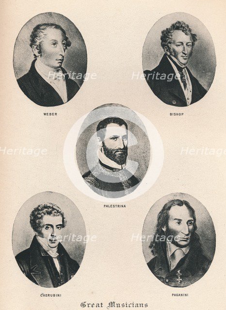 'Great Musicians - Plate XV.', 1895. Artist: Unknown.