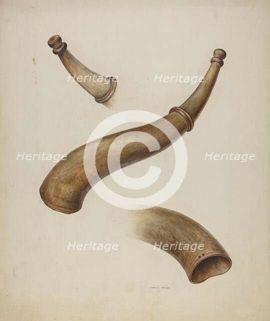 Hunting Horn, 1935/1942. Creator: Stanley Mazur.
