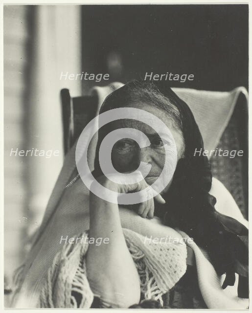 Hedwig Stieglitz, 1921/22. Creator: Alfred Stieglitz.