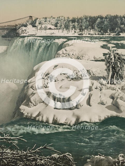 American Falls from Goat Island, ca 1900. Creator: Unknown.
