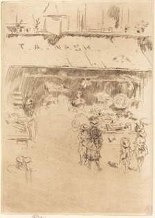 T.A. Nash's Fruit-Shop, c. 1886. Creator: James Abbott McNeill Whistler.