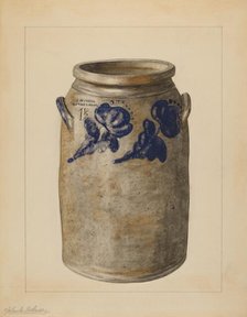 Jar, c. 1937. Creator: Yolande Delasser.