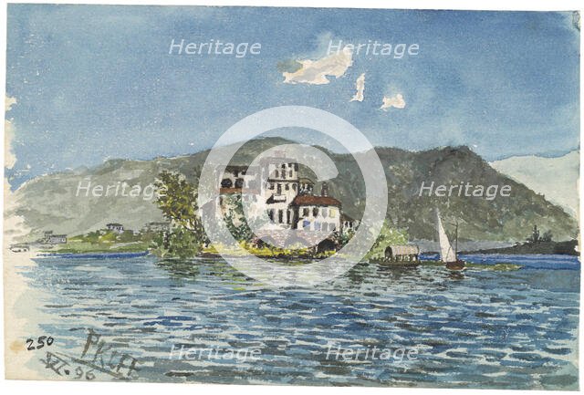 Untitled (Villa at Langensee), 1896. Creator: Klee, Paul (1879-1940).