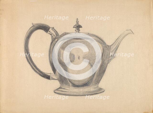 Teapot, c. 1936. Creator: John Garay.