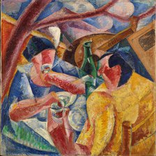 Sotto il pergolato a Napoli (Under the pergola in Naples), 1914. Creator: Boccioni, Umberto (1882-1916).