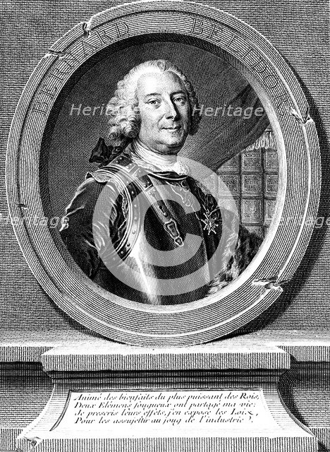 Bernard Forest Belidor (1693-c1761), French military and civil engineer, 1737. Artist: Unknown