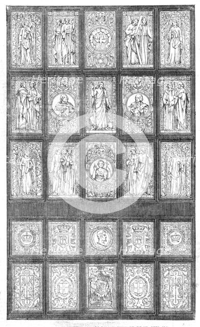 Painted Window presented to the King of Denmark, by Mr. Peto, M.P., 1854. Creator: Unknown.