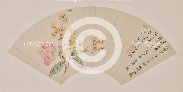 Camellia and Wax Plum, 1688. Creator: Yun Shouping.