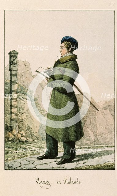 Self-portrait. Artist: Montferrand, Auguste, de (1786-1858)