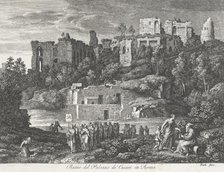 Die Römischen Ansichten (Views of Rome)/ Ruine del Palazzo de'Cesari in Roma, 1810. Creator: Joseph Anton Koch.